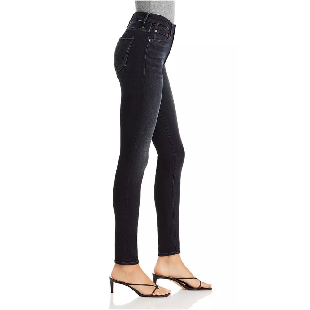 Mother Denim High Waisted Looker Skinny Jeans in Coffee, Tea, or Me? Size 26 - Picture 3 of 10
